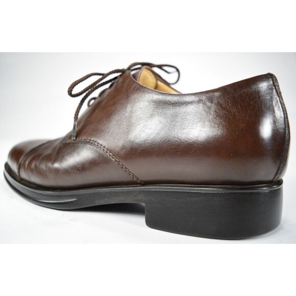 Joseph & Feiss Men\'s Size 8.5 Cap Toe Oxfords Brown Leather main image 8